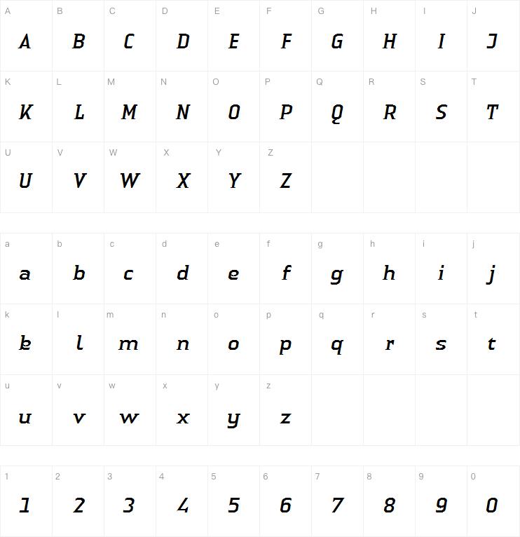 Authentic Small Serif Com Italic