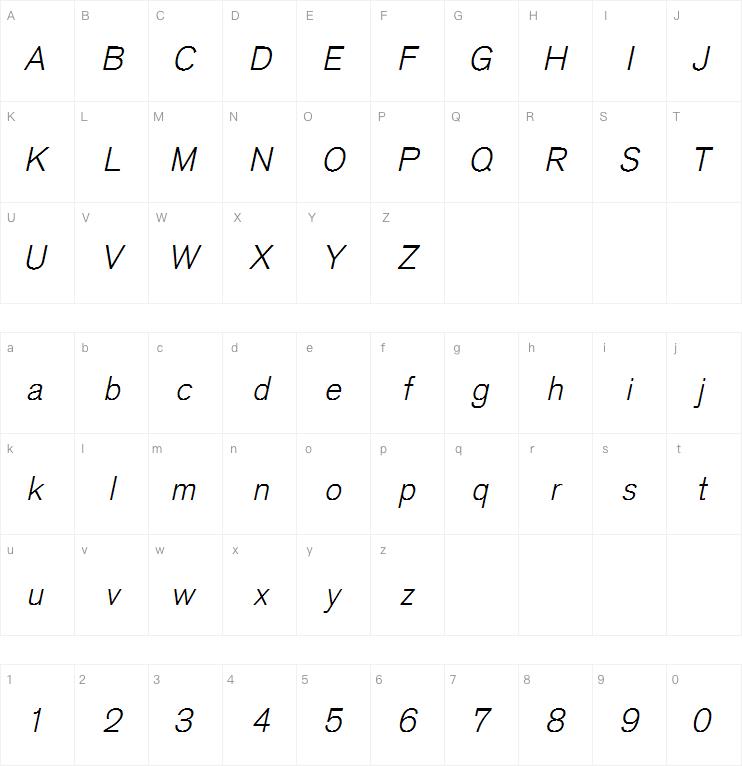 Basic Commercial LT Com Light Italic