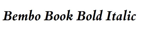 Bembo Book Bold Italic