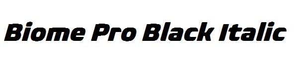 Biome Pro Black Italic