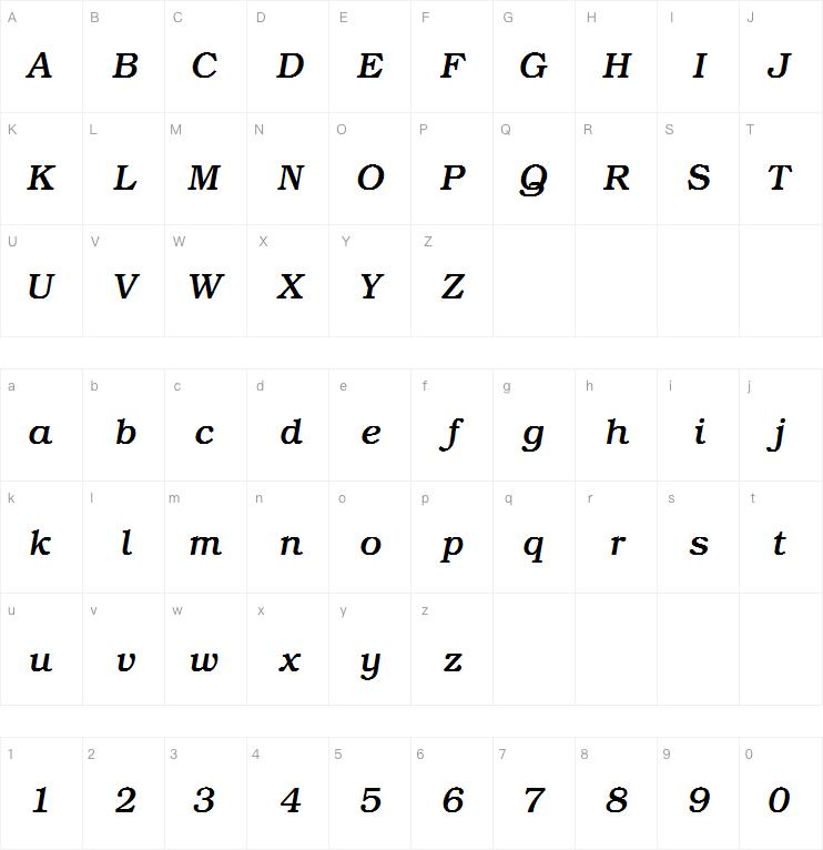 Bookman Medium Italic