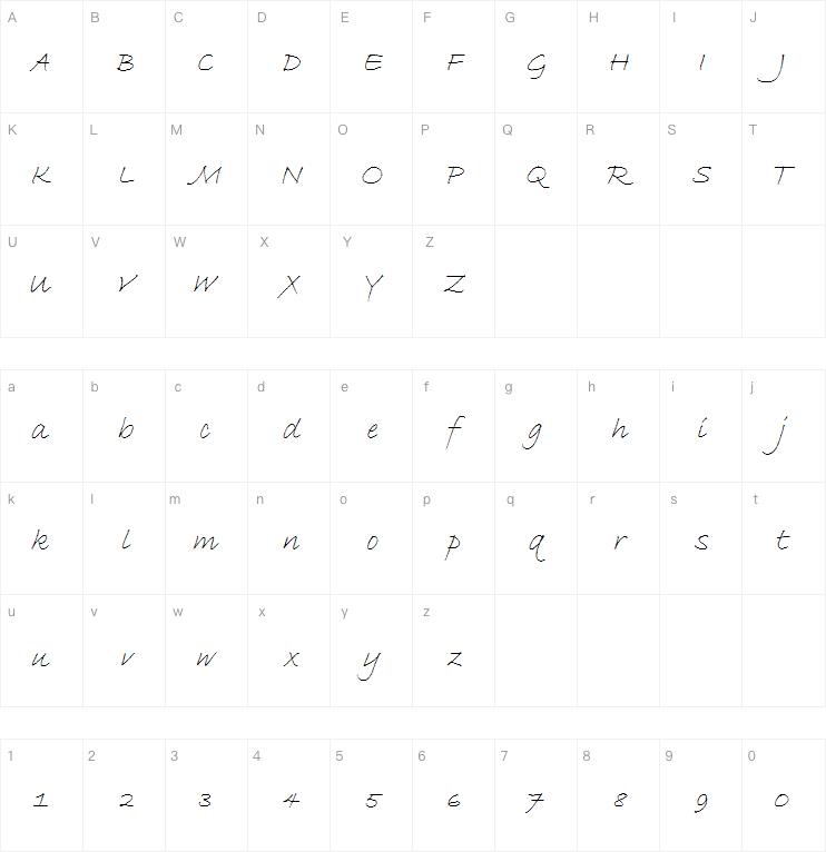 Bradley Hand ITC TT Italic