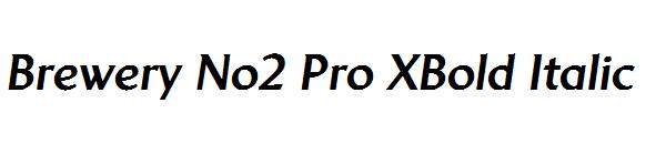 Brewery No2 Pro XBold Italic