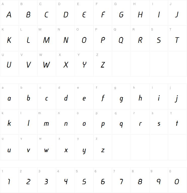 Cineplex LT Bold Italic