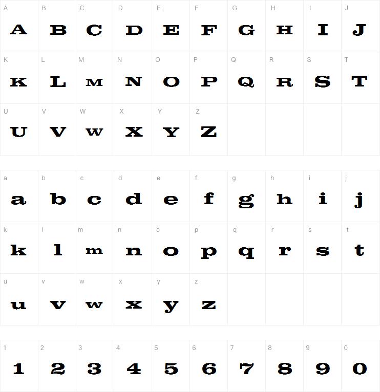 Clarendon Com Bold Expanded