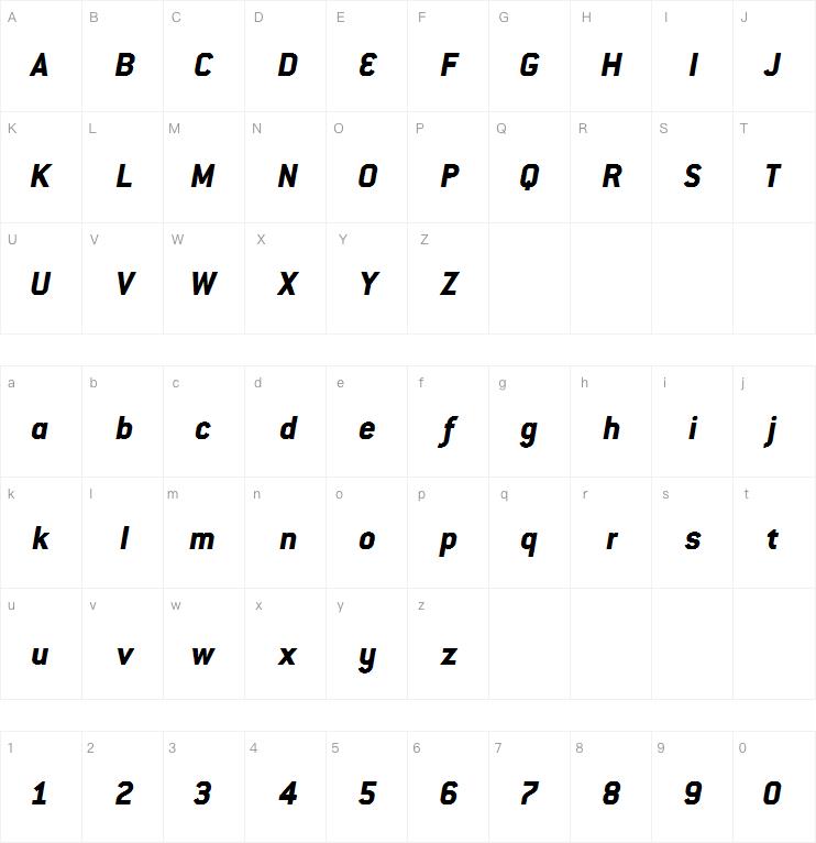 Conduit ITC Extra Bold Italic