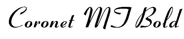 Coronet MT Bold