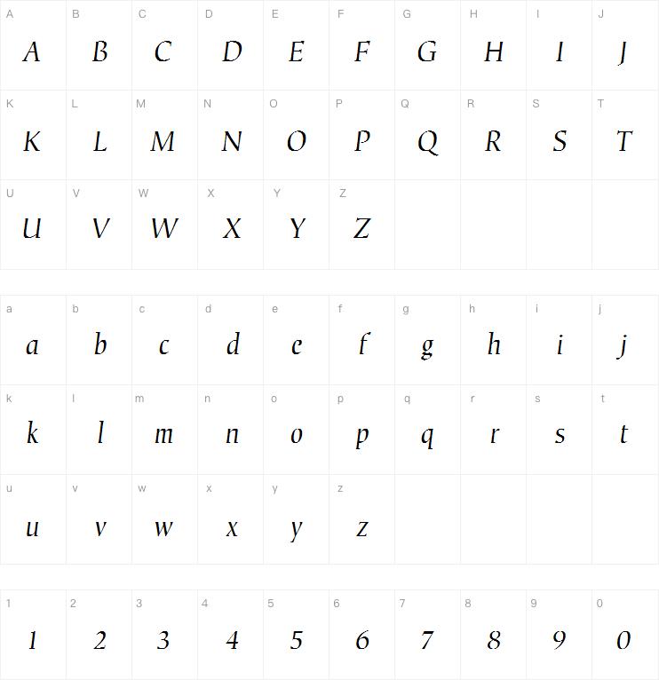 Corvallis Italic