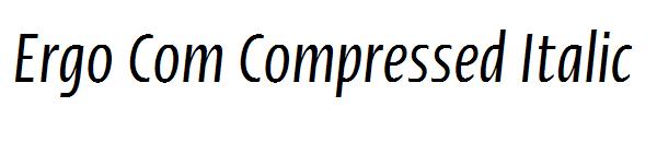 Ergo Com Compressed Italic