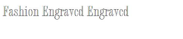 Fashion Engraved Engraved