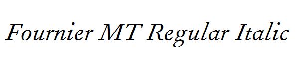 Fournier MT Regular Italic