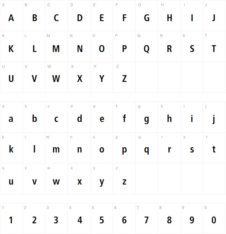 Frutiger Next Com Bold Condensed