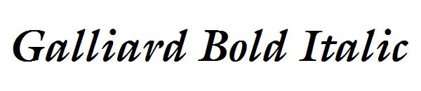 Galliard Bold Italic