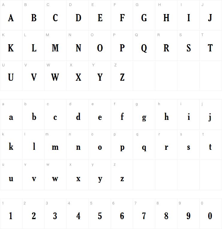 Gloucester Bold Condensed