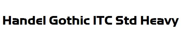 Handel Gothic ITC Std Heavy