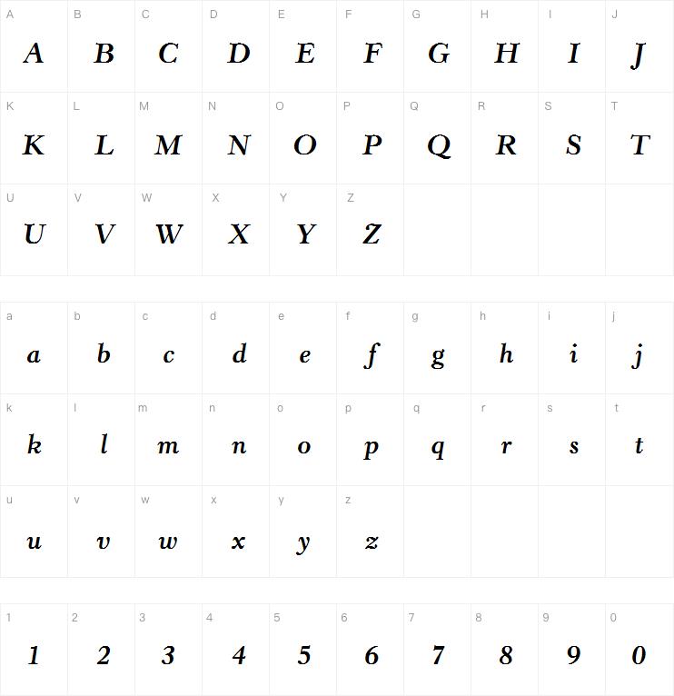 Horley Old Style Bold Italic