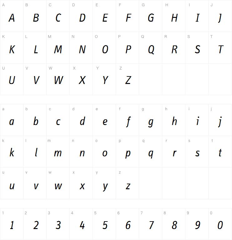 Info Display Offc Pro Italic