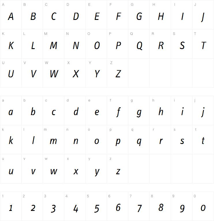 Info Text Offc Pro Italic