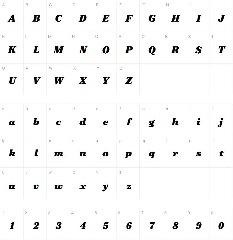 ITC Cheltenham Ultra Italic