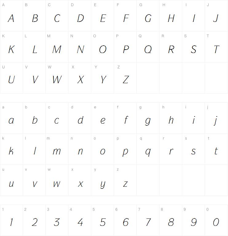 ITC Symbol Book Italic