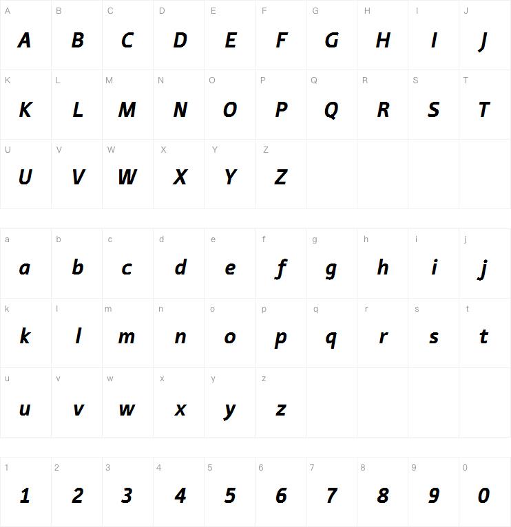 ITC Tabula Black Italic