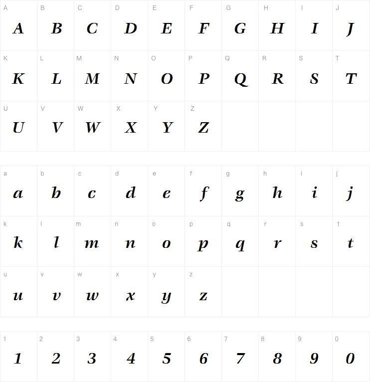 ITC Veljovic Bold Italic
