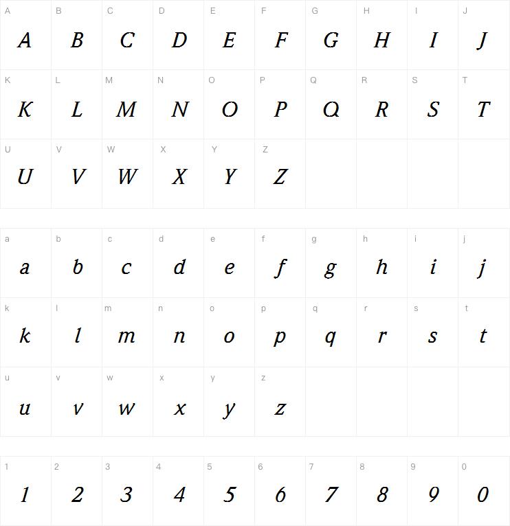 ITC Weidemann Com Medium Italic