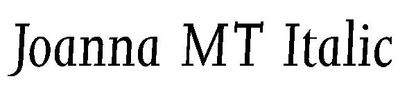 Joanna MT Italic