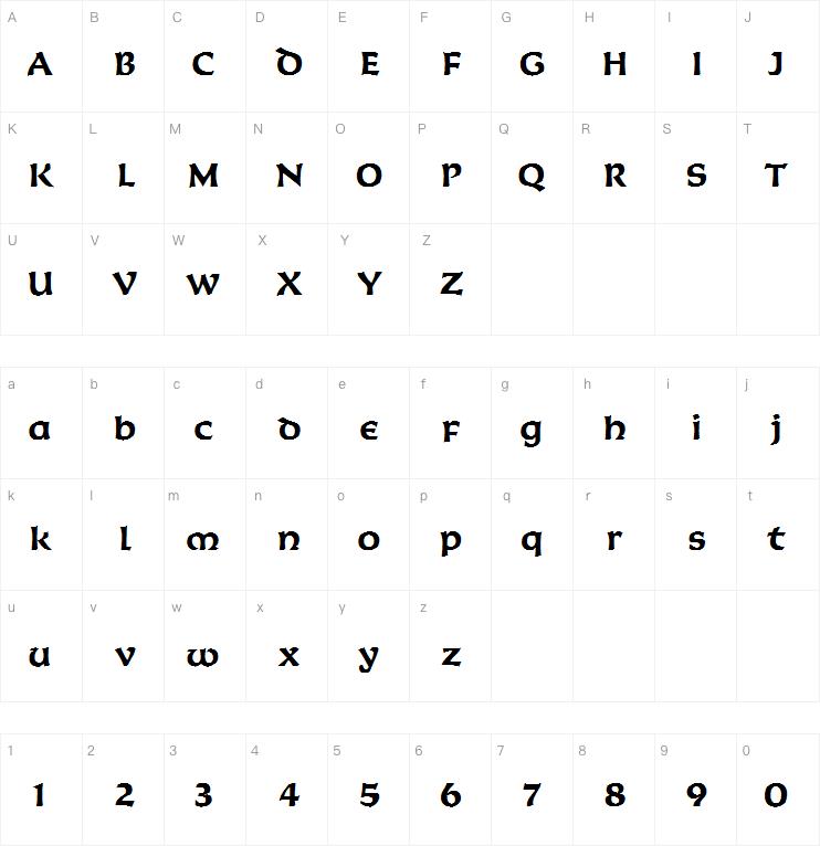 Korigan ITC Light Bold