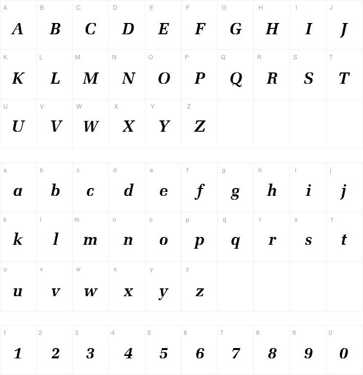 Melior Com Bold Italic