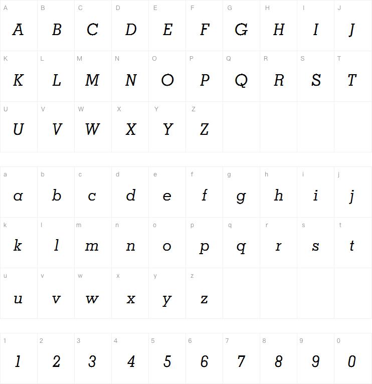 Memphis LT Medium Italic