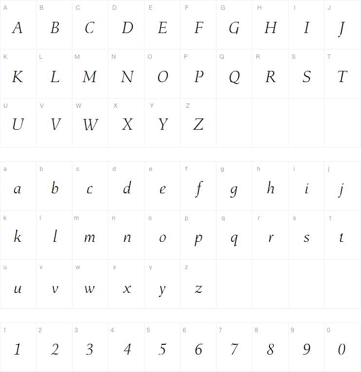 Menhart Display MT Italic