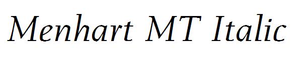Menhart MT Italic