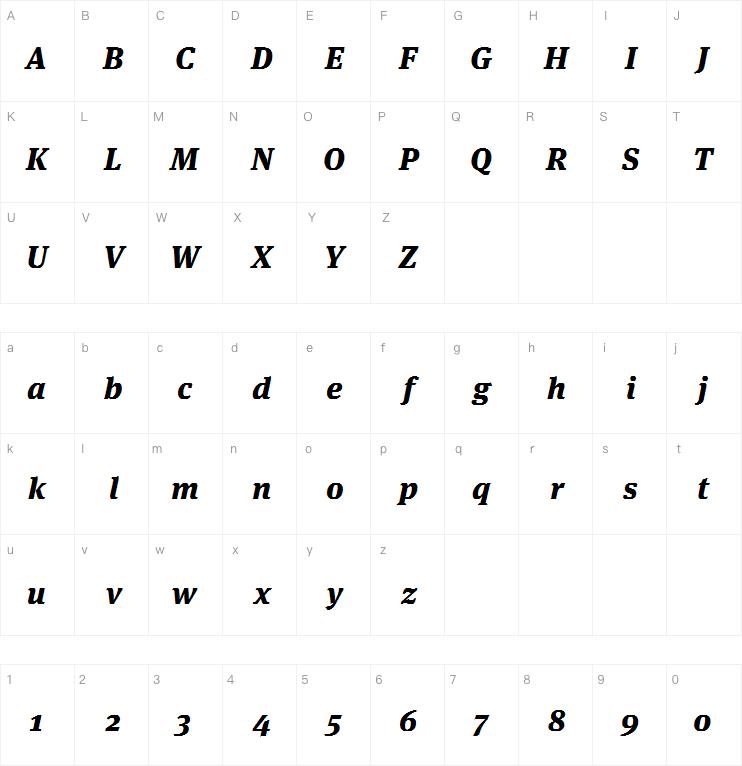 Meta Serif Offc Pro Black Italic