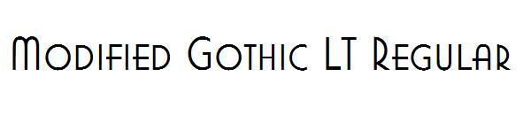 Modified Gothic LT Regular