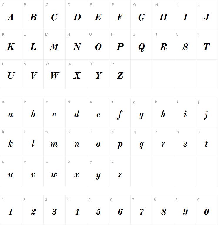 Monotype Modern Bold Italic