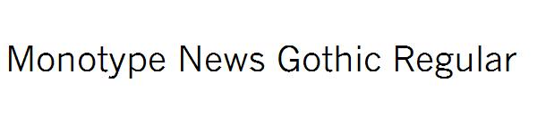 Monotype News Gothic Regular