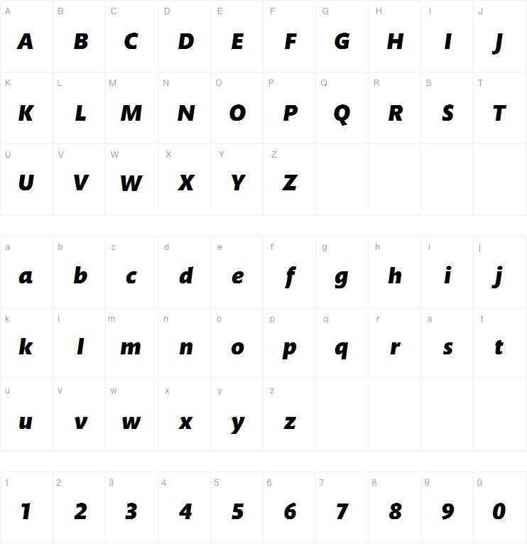 Mundo Sans Black Italic