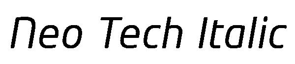 Neo Tech Italic