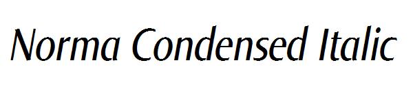 Norma Condensed Italic 