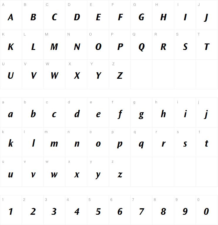 Ocean Sans Bold Italic