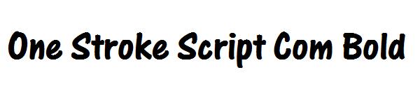 One Stroke Script Com Bold