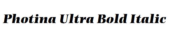 Photina Ultra Bold Italic