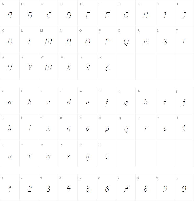 Puritas LT Light Italic