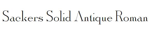 Sackers Solid Antique Roman