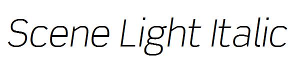 Scene Light Italic