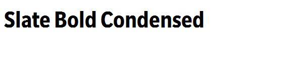 Slate Bold Condensed