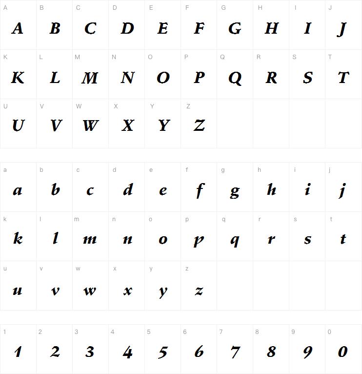 Stempel Schneidler Black Italic