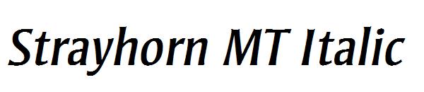 Strayhorn MT Italic