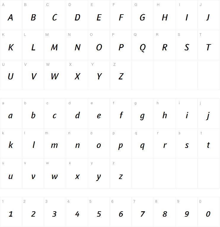 Textra LT Com Medium Italic